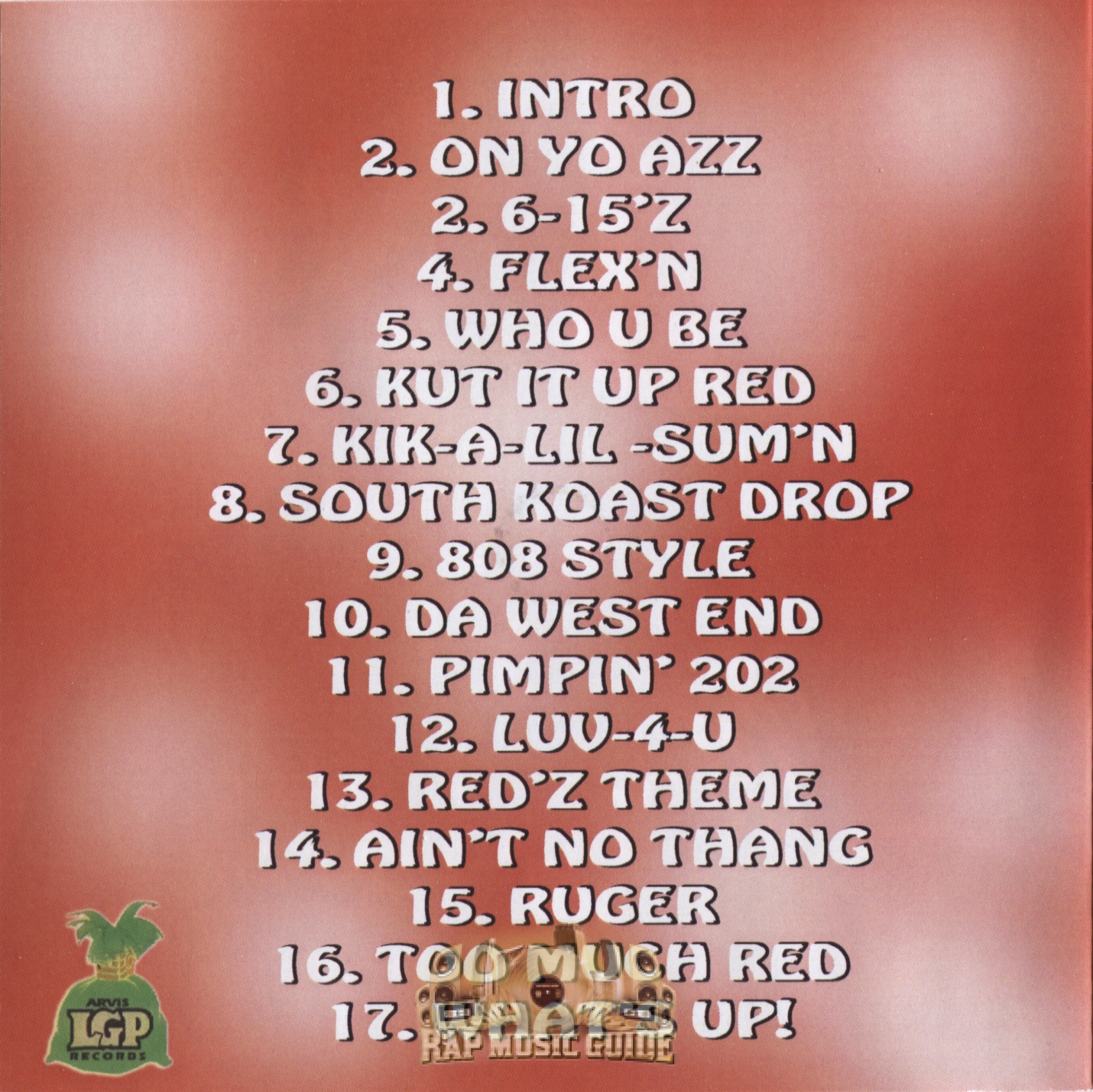 Red Money - II Much Red: Re-Release. CD | Rap Music Guide